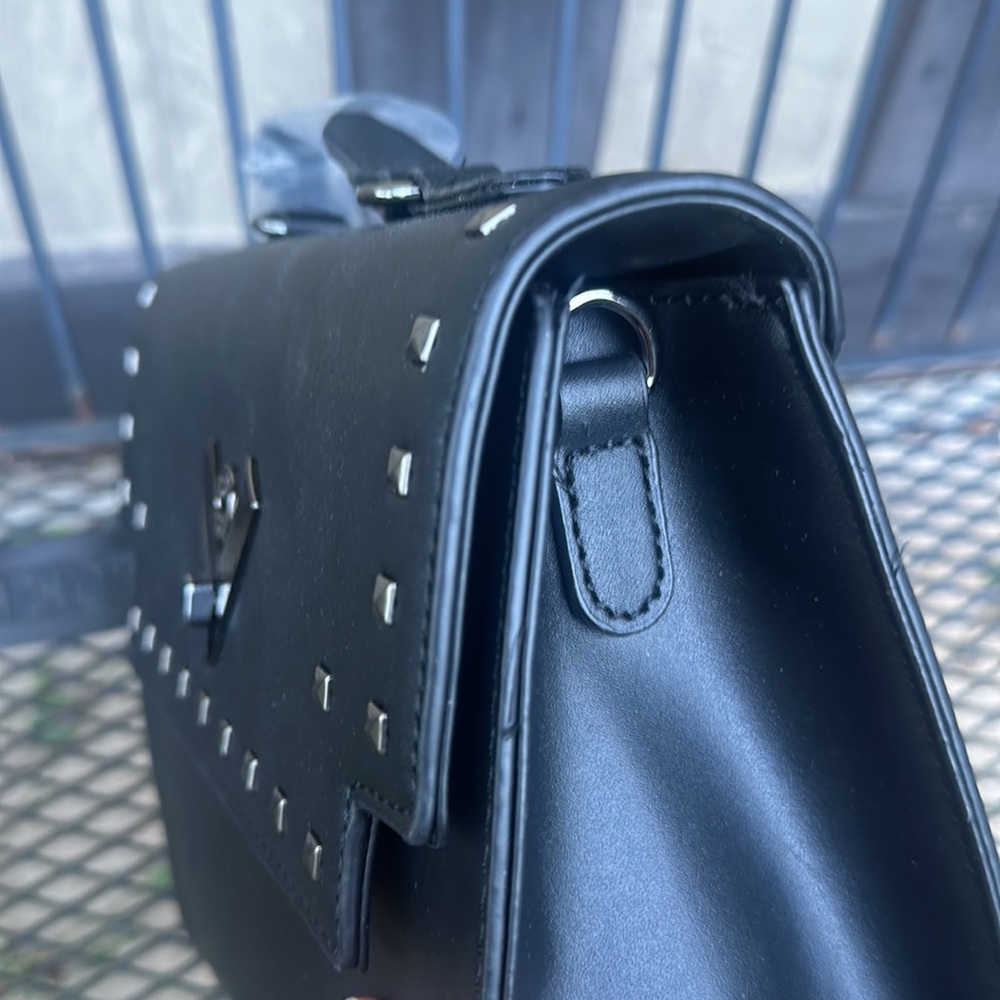 Valentino Orlandi Black Studded Crossbody Bag with Additional Wallet - Picture 11 of 16